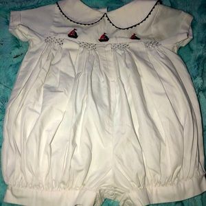 0/3 Month Infant Boy Sailboat Dress outfit ⛵️